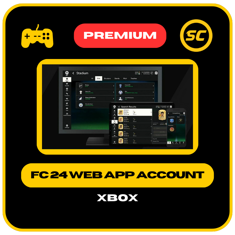FC 24 - unlocked WebApp account - Xbox One / Xbox Series X / Xbox Series S platform (FUT Champions played and min. 40k match earnings))